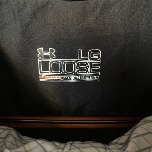 Under Armour Mens Jacket L Gray Pullover Rain All weather Gear Windbreaker Army - Picture 8 of 16